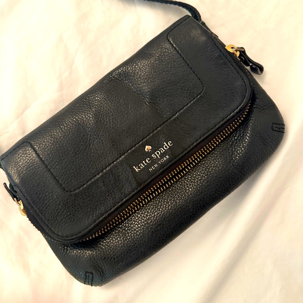 Kate Spade black shoulder crossbody purse